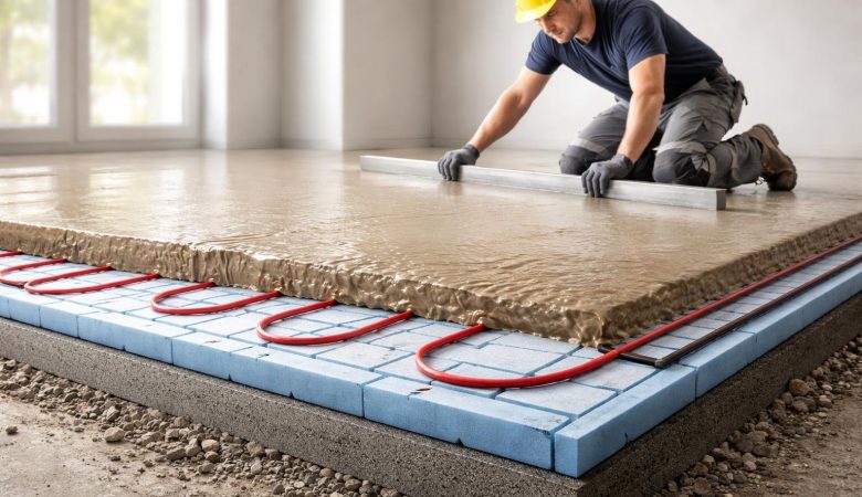 plancher-chauffant-coupes-couches-travailleur